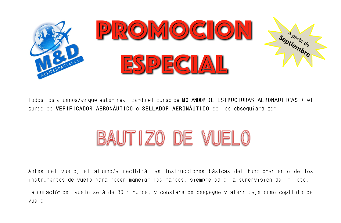 PROMOCION BAUTIZO VUELO